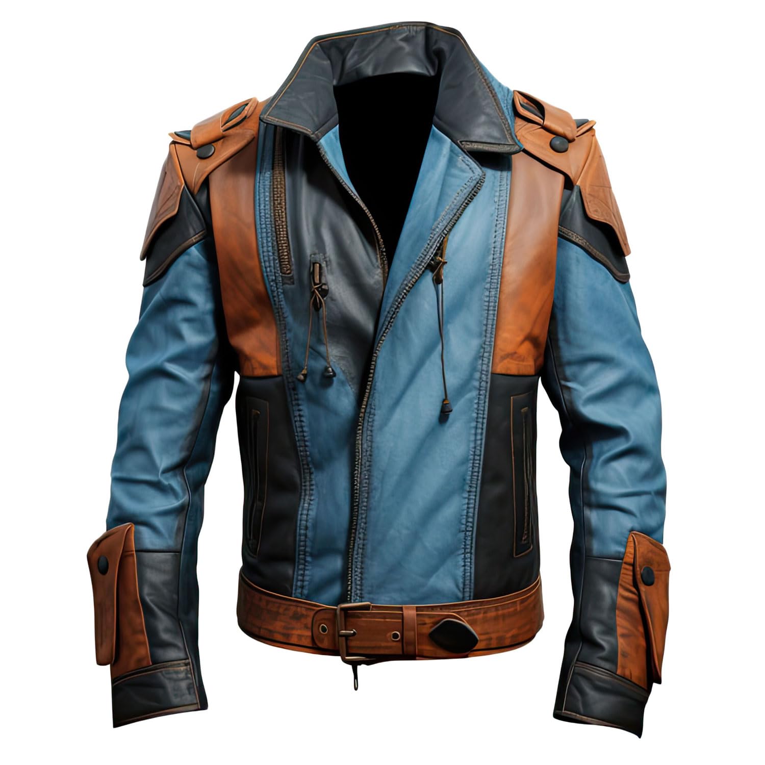 ジャケット・アウター Vintage Leather Jacket sullentheelephant 71hyOgqZnXL.jpg