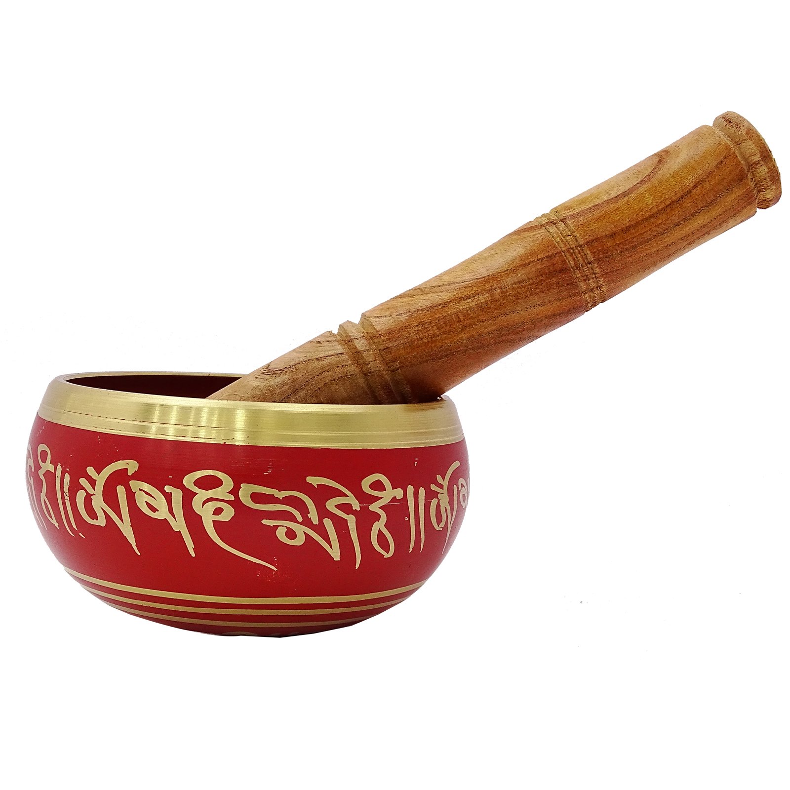 Bol Chantant Bouddhiste Orange - 2ème Chakra Swadhistana - Méditation - Laiton