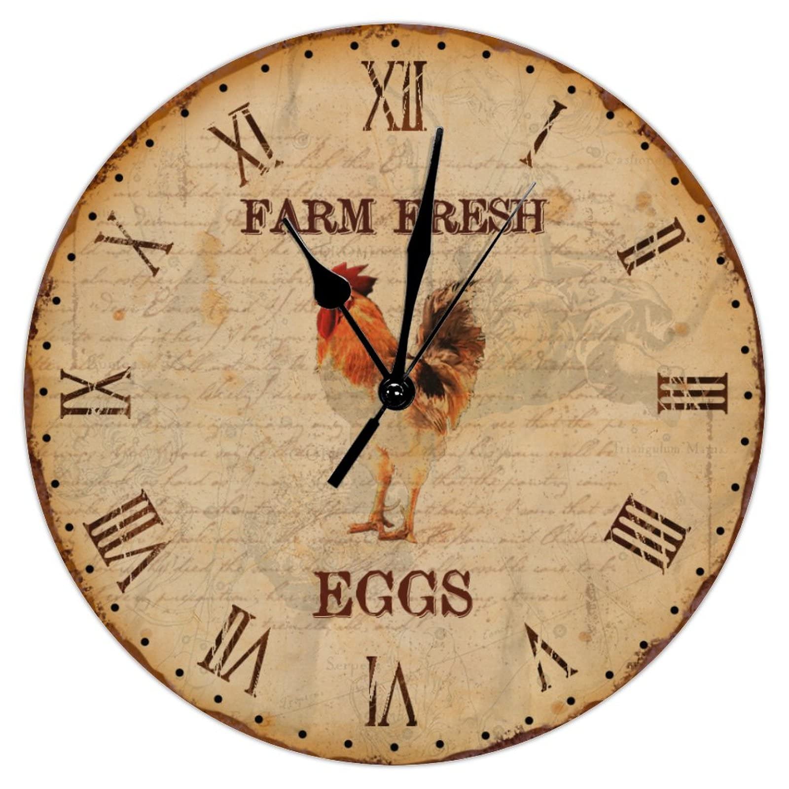 Horloge sans tic-tac grand format 38,1 cm résolvant les nuisances sonores