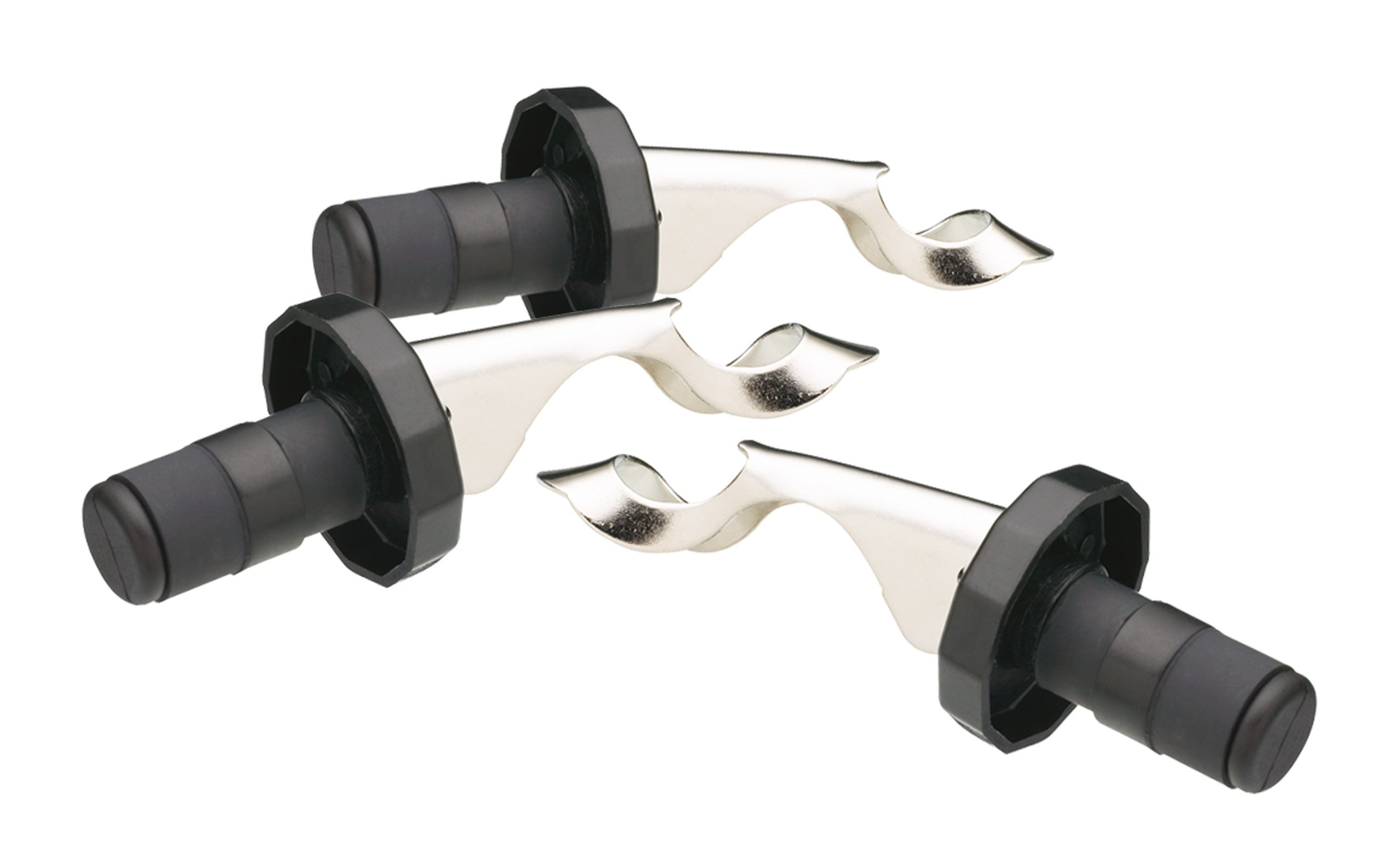 BarCraft 3-Piece Lever-Arm Bottle Stoppers Set