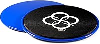 BOSU Core Sliders - Dual-Sided Gliding Discs for Core Toning, Arm & Leg Workouts on Carpet, Tile, Hardwood