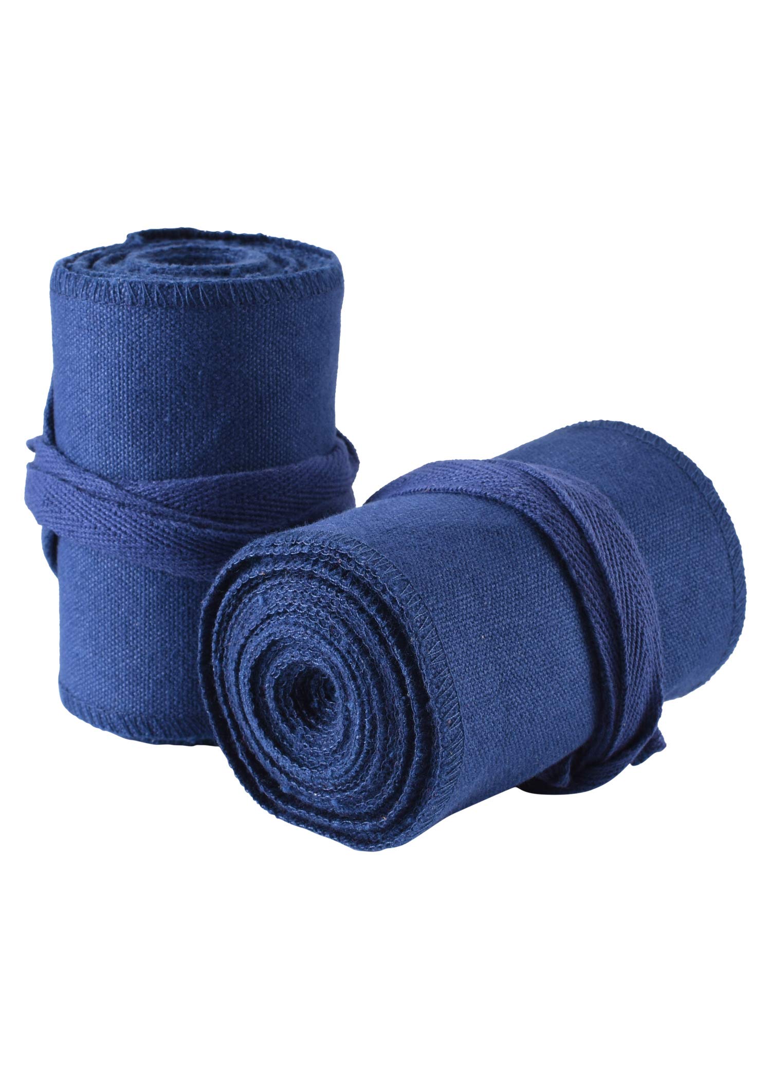 Battle-Merchant Men's Blue Medieval Calf Wraps For And Wo Couple Canvas Medieval Pants Viking Pants Cotton Leg Wrap Viking Larp Haithabu