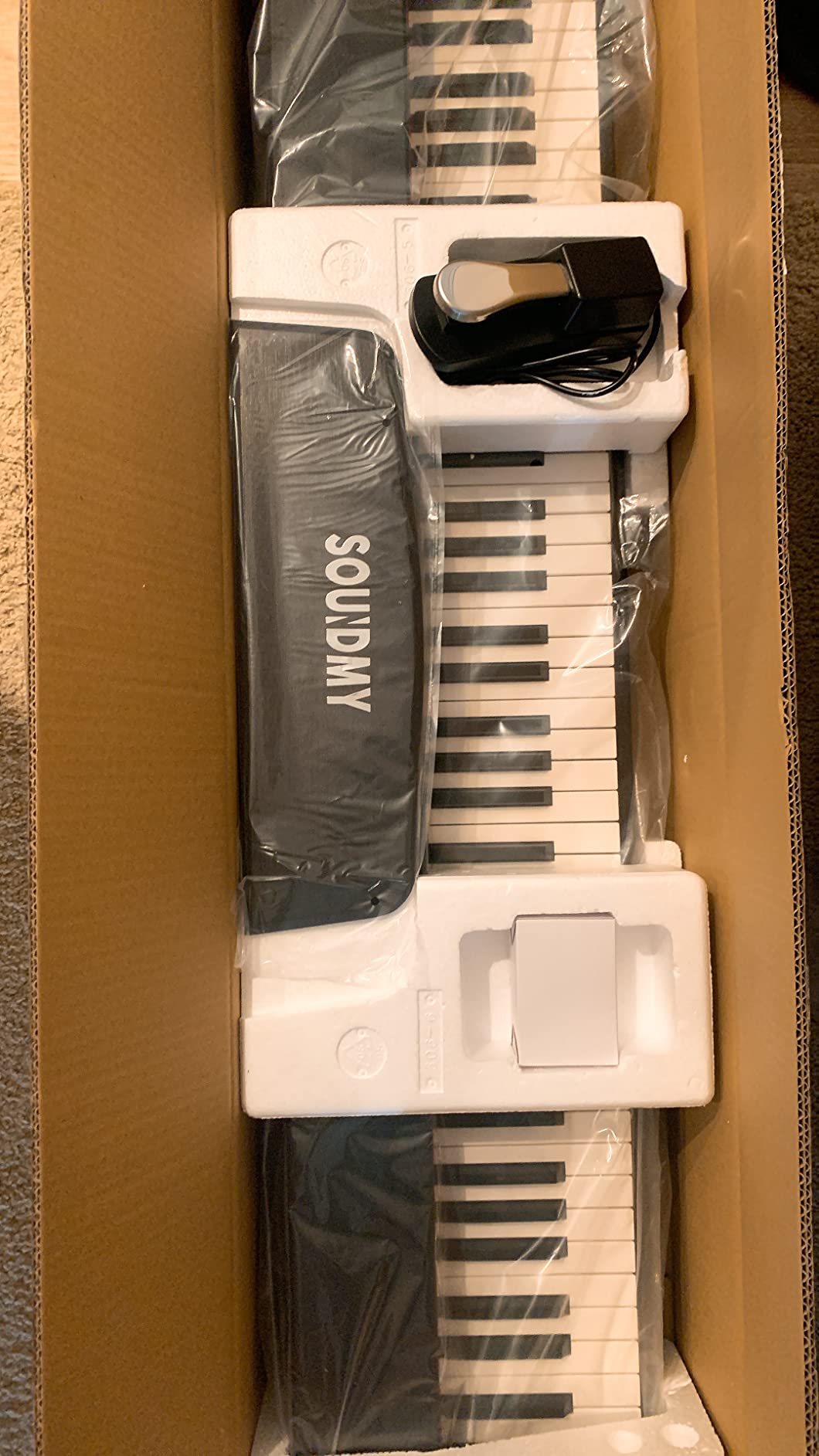 30/mo Finance SOUIDMY G110 88 Key Digital Piano Keyboard with