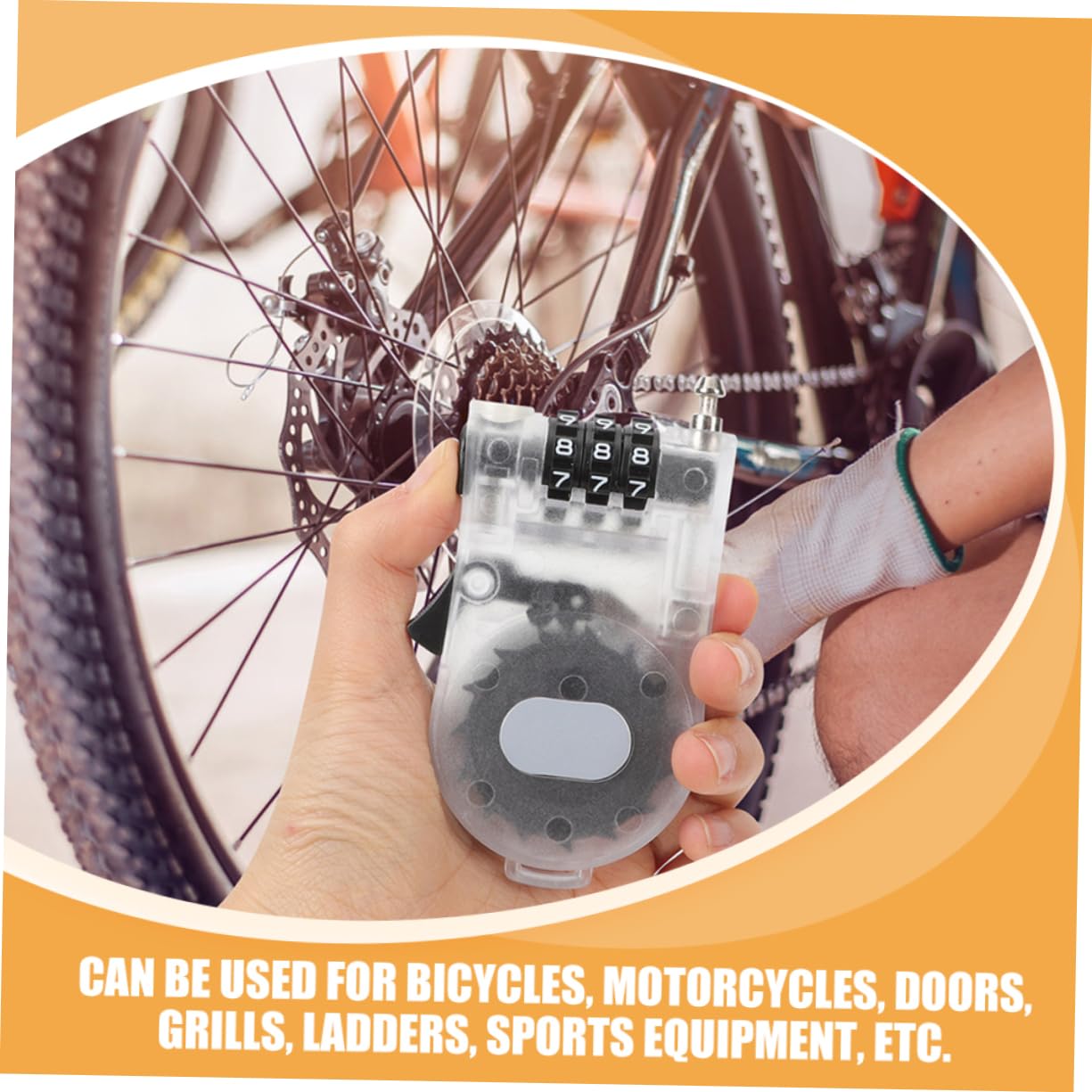 POPETPOP 9 Pcs Antivol Serrure De Sécurité Serrure De Sécurité Serrure De Ski Serrure De Vélo Serrure De Vélo Serrures De Serrure À Combinaison Antivol Serrure De Planche Serrure De