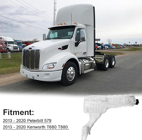 Miniatura 8 de Tanque de depósito de refrigerante para 2013-2020 Peterbilt 579 Kenworth T680 T880 DR104002 CP23700