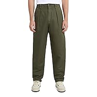 G-STAR RAW 8719965012981 Pleated Chino Relaxed, Grigio (Asfalt GD D24543)
