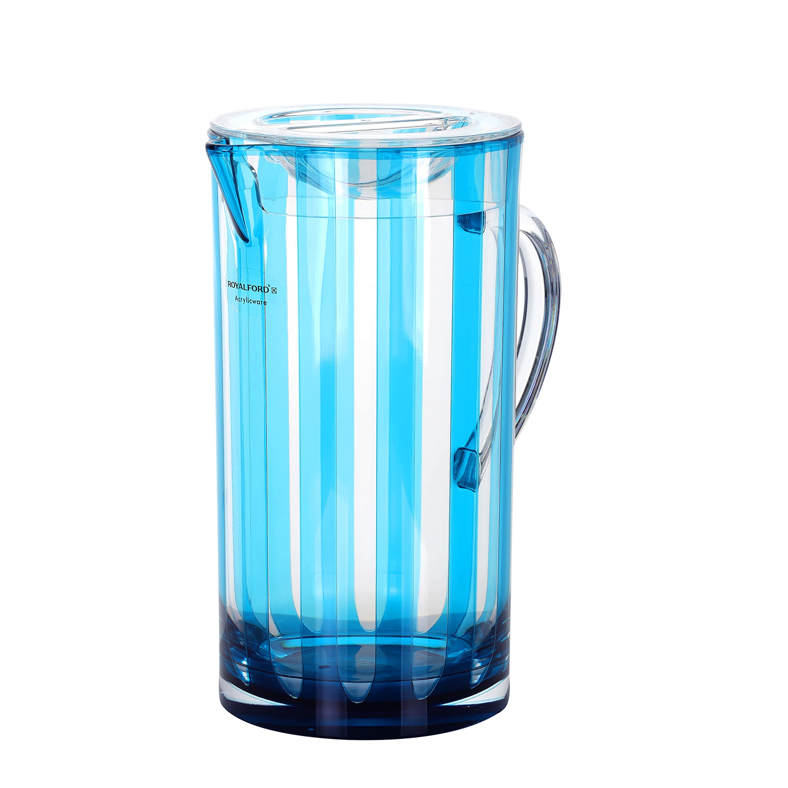 Royalford Reem Acrylic Water Jug, RF10134 | 2.40L Capacity | Suitable Temperature: -30 - 80 Degree C | Clear Pitcher, BPA-Free And Shatter-Proof, Great For Iced Tea, Sangria, Lemonade, And More