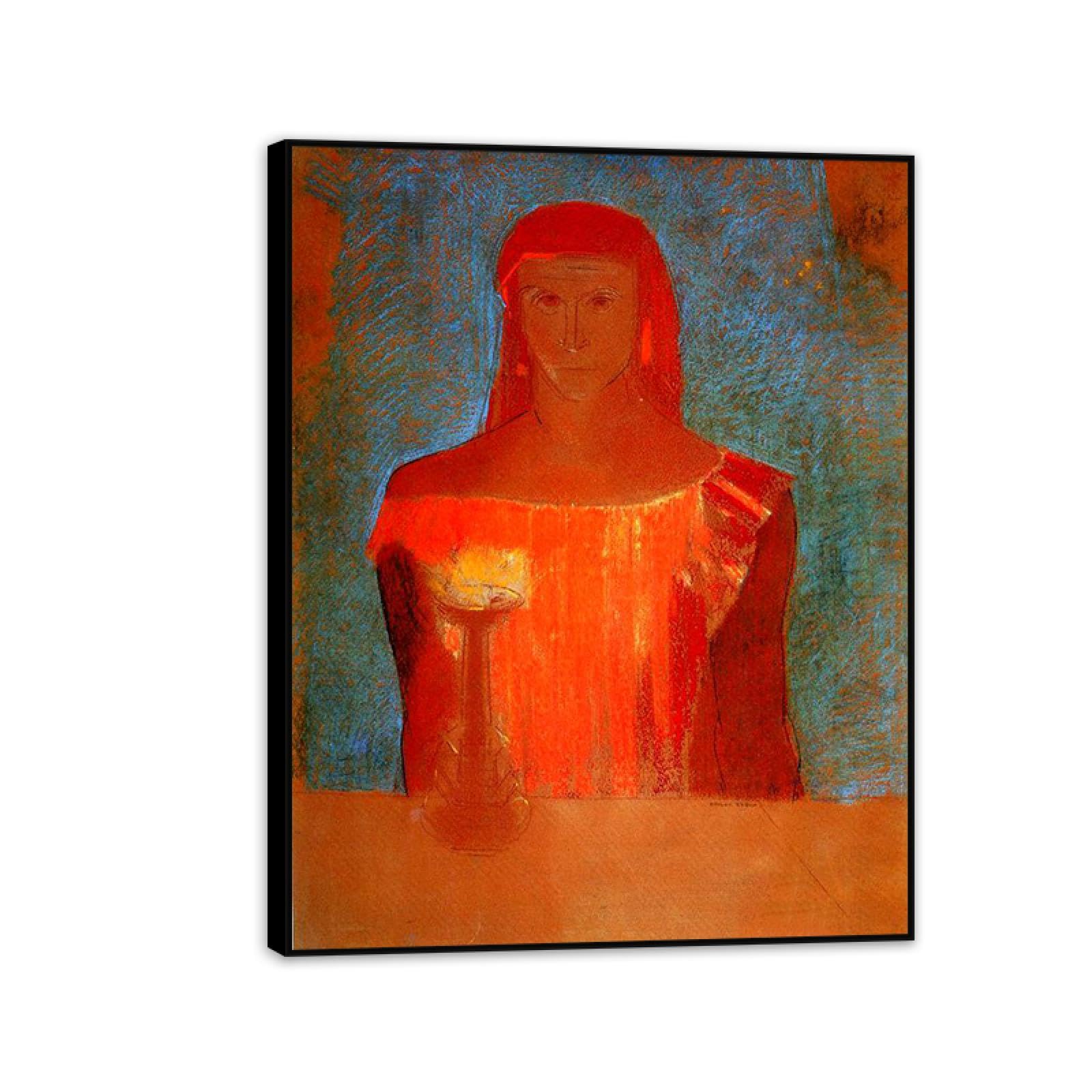 Odilon Redon affiche Dame Macbeth encadrée de qualité musée pour décoration murale chic - 8