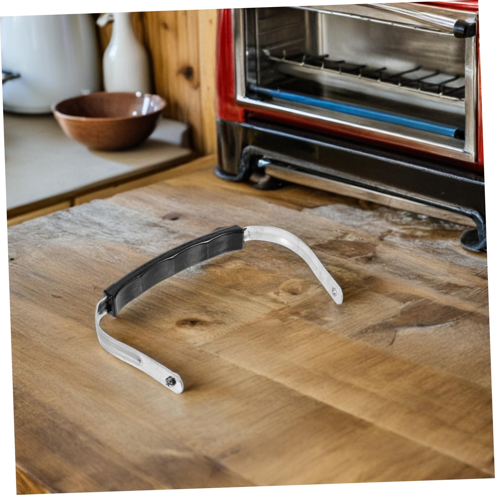 PRETYZOOM 2piezas Hervidor De Aluminio Mango Anti-escaldaduras Asa De Tetera De Acero Inoxidable Para Acampar y Uso Casa De Repuesto Para Estufas Eléctricas Gas