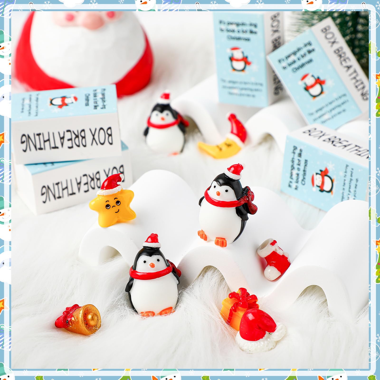 Bulk Christmas Employee Gift Set: Capybara Pins, Xmas Cards & Organza Bags - 50 employee appreciation gifts sold on Temu United States main image 2