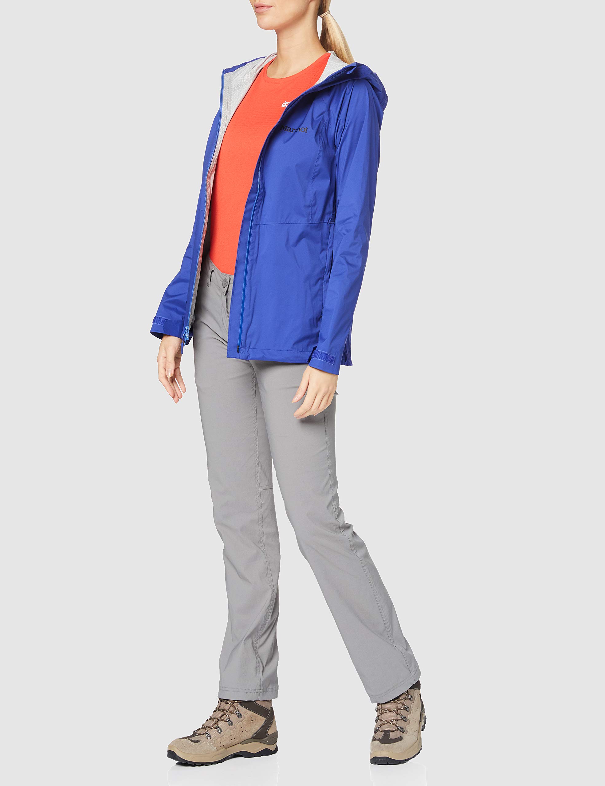 Jack Wolfskin Sky Range T-Shirt Femme Orange Coral FR: M (Taille Fabricant: 3)