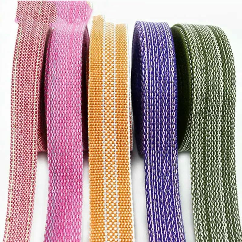 Cinta de poliéster jacquard de algodón (20-34,0 mm, 5/10 metros) para bolsos, zapatos, mochilas, accesorios de costura, color azul, 30 mm, 10 metros