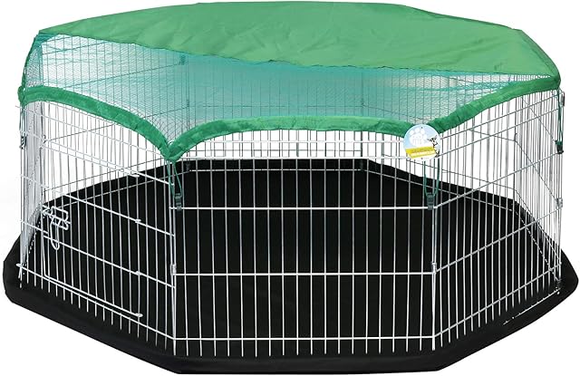 Me and My Pets Medium Playpen, Floor Mat and Sun Cover