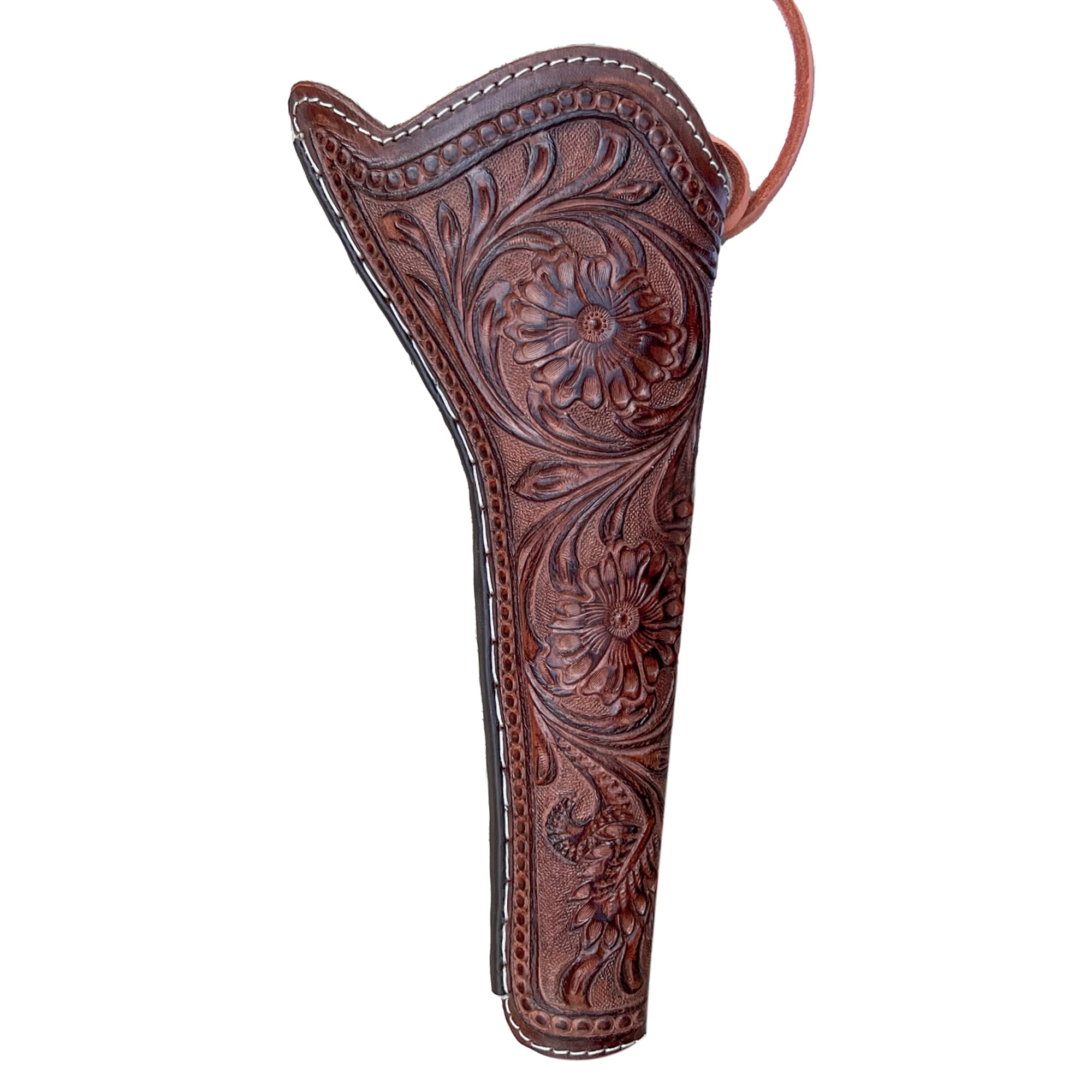 Hulara Leather Western Gun Holster Fits Colt Uberti Pietta Traditions Black Powder Model 1851 1861 Navy 1860 Army Ruger Old Army Cowboy Holsters for Revolvers 7 to 8 Inch