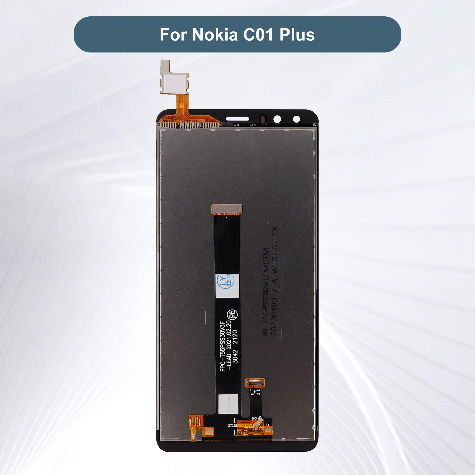 E-yiiviil LCD Digital Display Compatible with Nokia C01 Plus TA