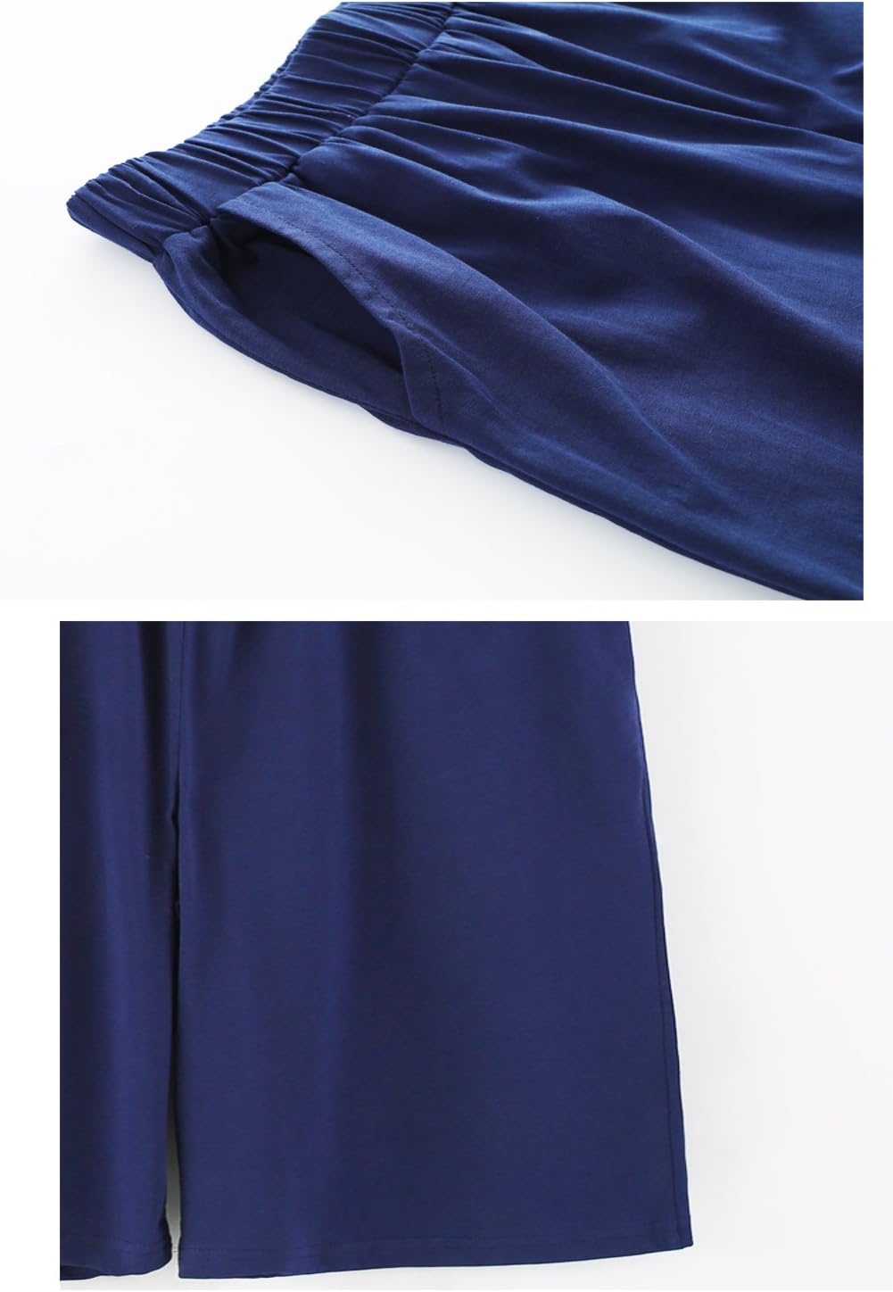 Big Boys Pajamas,Long Plaid Strips Cotton Shorts Tee Shirt Sleepwear Teens 8-18 Years - Image 4