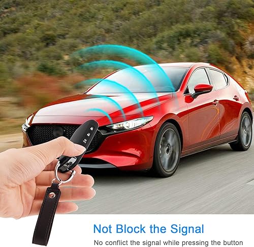 Miniatura 4 de Funda de silicona para llavero compatible con Mazda 2025 2024-2019 con 4 botones para Mazda CX-5 CX-30 CX-50 CX70 CX90 3 6 CX-9 carcasa protectora