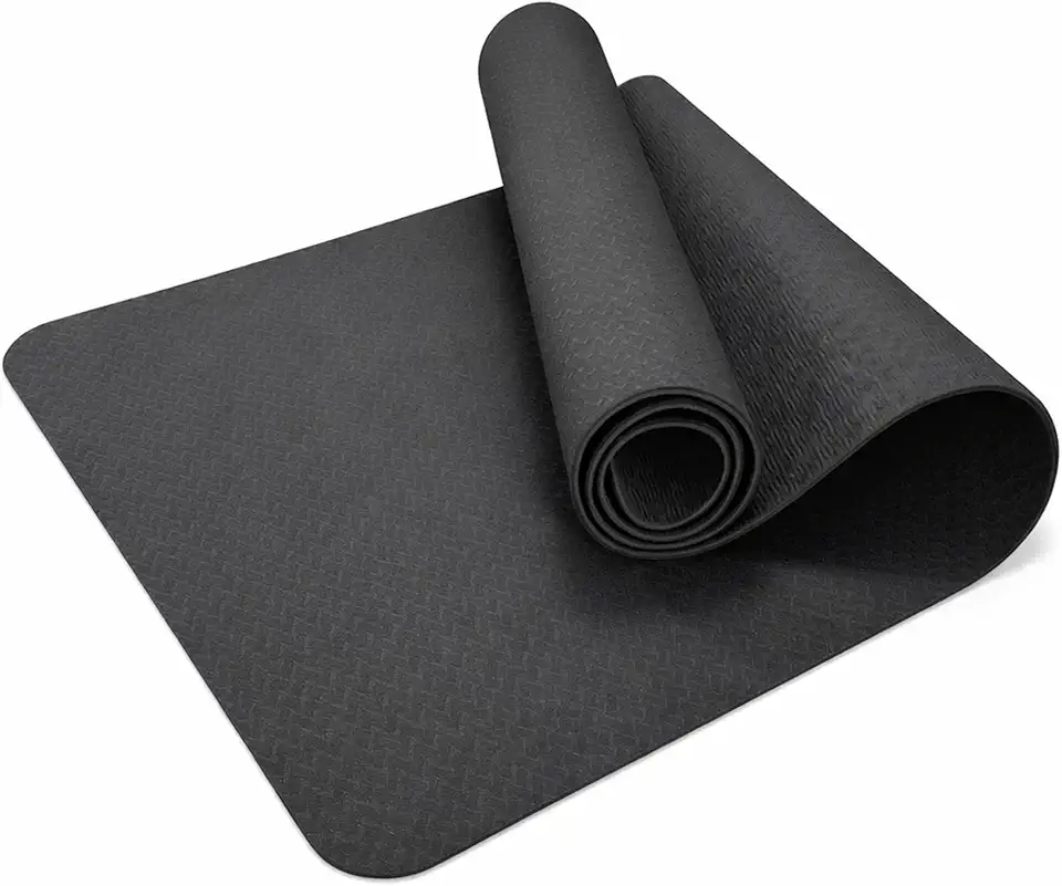 Zenai - Tapete de Yoga TPE Antiderrapante - Ecológico, Hipoalergênico, 6mm Espessura