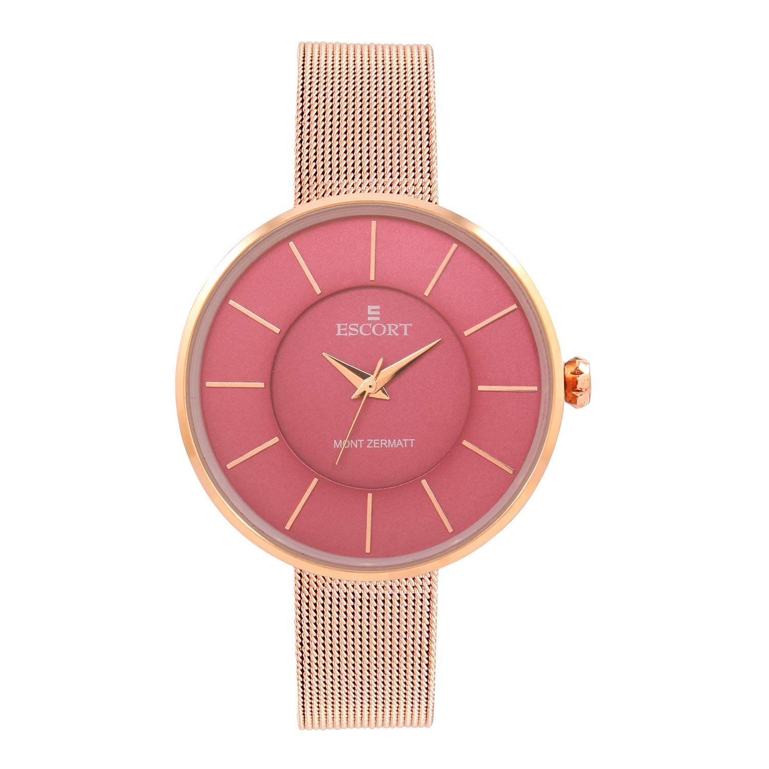 Escort Analog Pink Dial Womens Watch-E 2100-7101 RGM.17 (B08GMPHX7P) Amazon Price History, Amazon Price Tracker