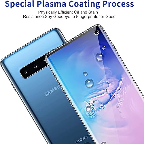 Miniatura 6 de 3 Pack Screen Protector for Samsung Galaxy S10 [Not Glass], Support Fingerprint Flexible TPU Film, Touch Sensitive, Anti-Scratch, Full Coverage