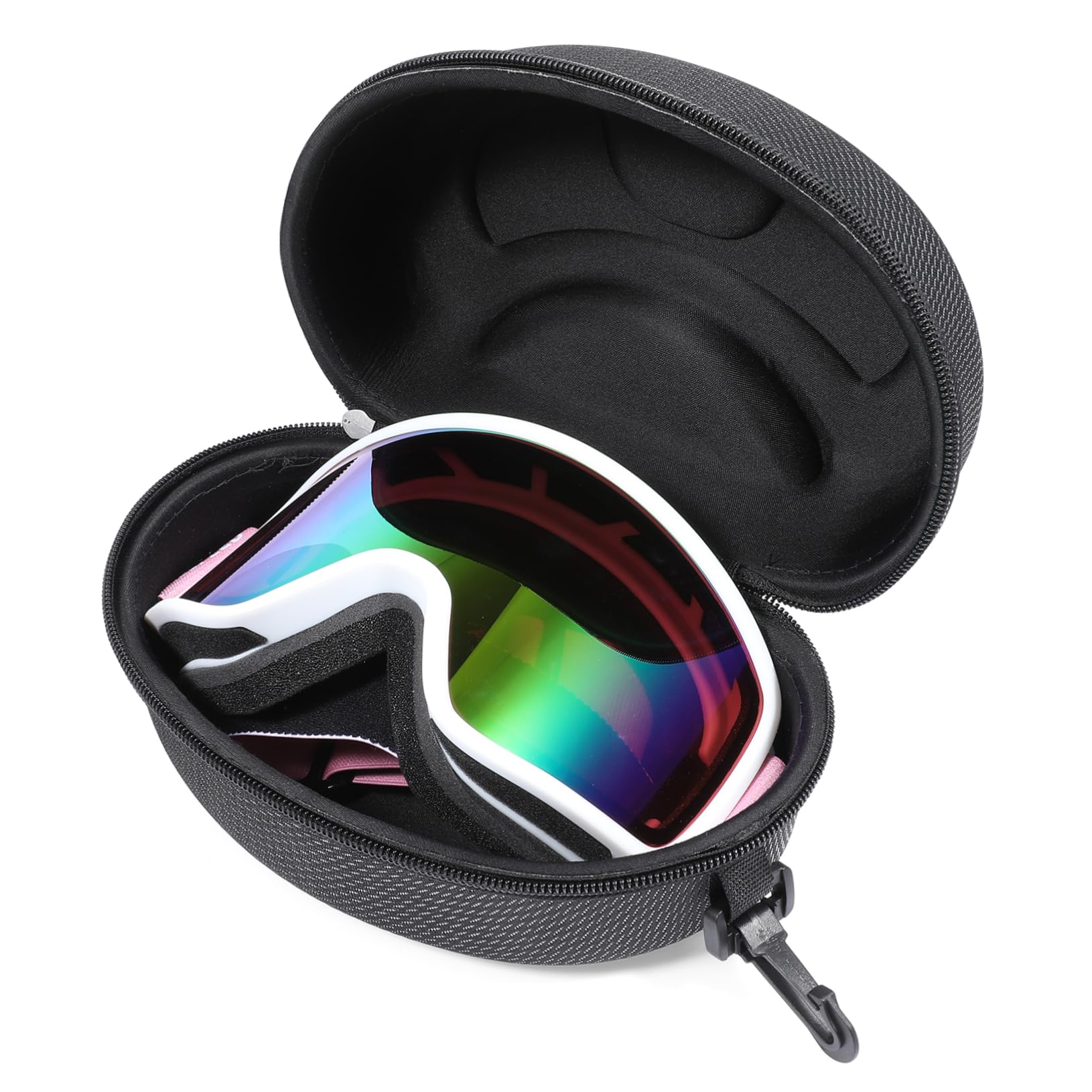Healeved Estuche Rígido Para Gafas De Esquí Y Motocicleta Caja De Gafas Con Protección Shockproof Y Diseño Práctico Para Ciclistas Y Esquiadores