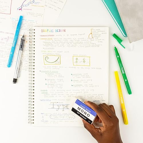 Miniatura 7 de Tombow 57332 Borrador mono, blanco, Jumbo, 1 paquete. Elimina limpiamente las marcas sin dañar el papel