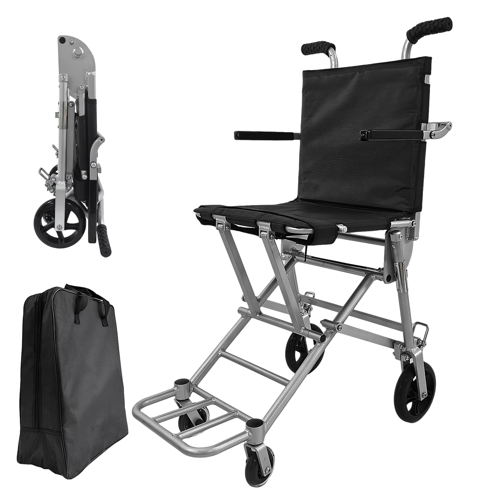 Lightweight Folding Wheelchair - Portable & Travel -1