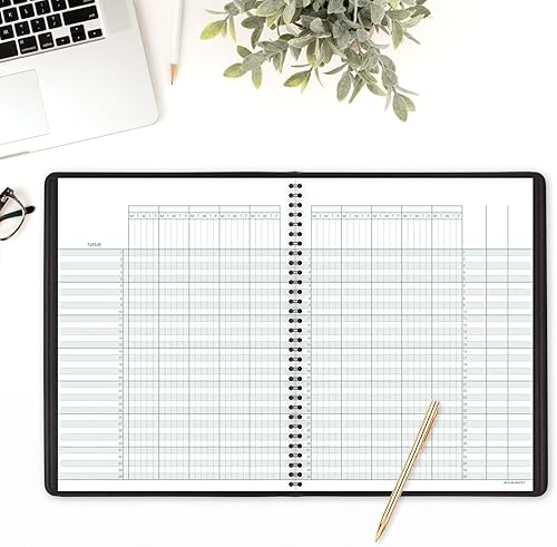 Miniatura 2 de AT-A-GLANCE 8015005 Libro de registro de clase sin fecha, 10 78 x 8 14, negro