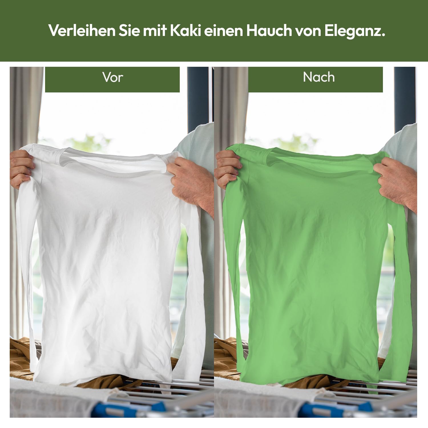 Haute Couture - Textilfarbe All-in-One - Khaki - 3x350g