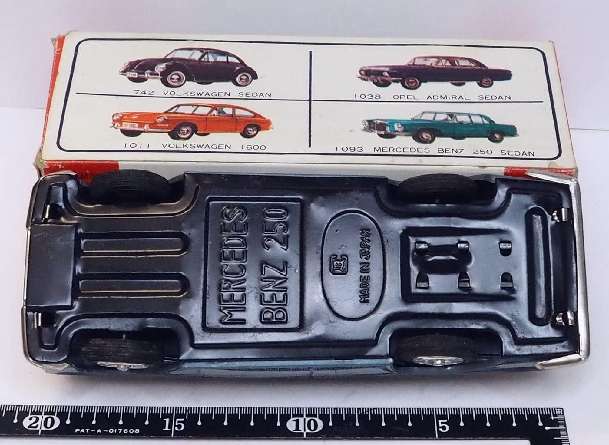 増田屋【ロマンティックカー赤ハンドル折 旧EUROPEAN CARブリキ