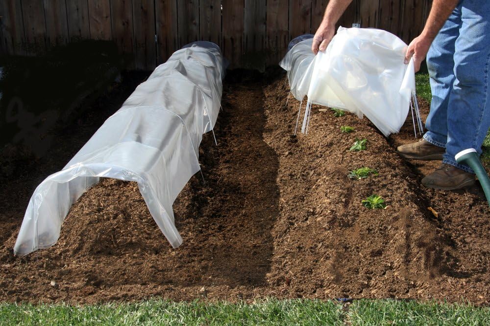 TunLcover - Row Cover and Plant Protector, 2-Pack 18 Feet Each