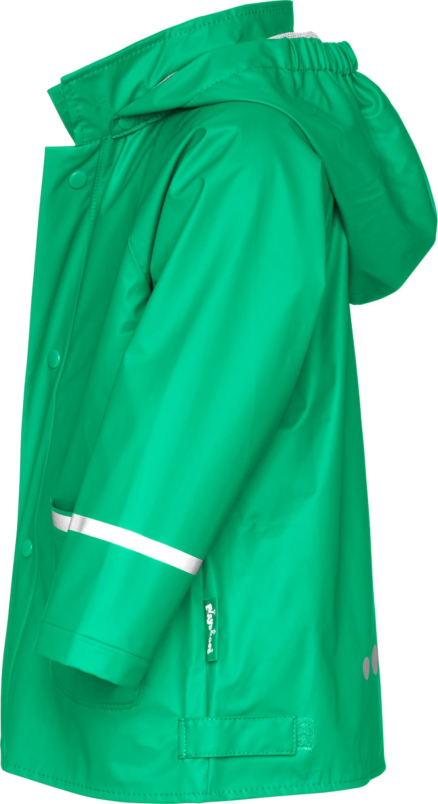 Playshoes Uniseks - Dzieci Basic Kurtka Przeciwdeszczowa, Zielony, 92 cm