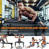 WINNOW Összecsukható Edzőpad Hordfogannyal, Multifunkcionális Fitnesz Pad Otthoni Edzéshez 2
