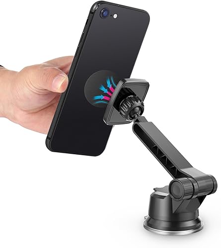 Miniatura 5 de Soporte para tablero de mandos, soporte de montaje para auto magnético universal WizGear, soporte para parabrisas y soporte para tablero de mandos