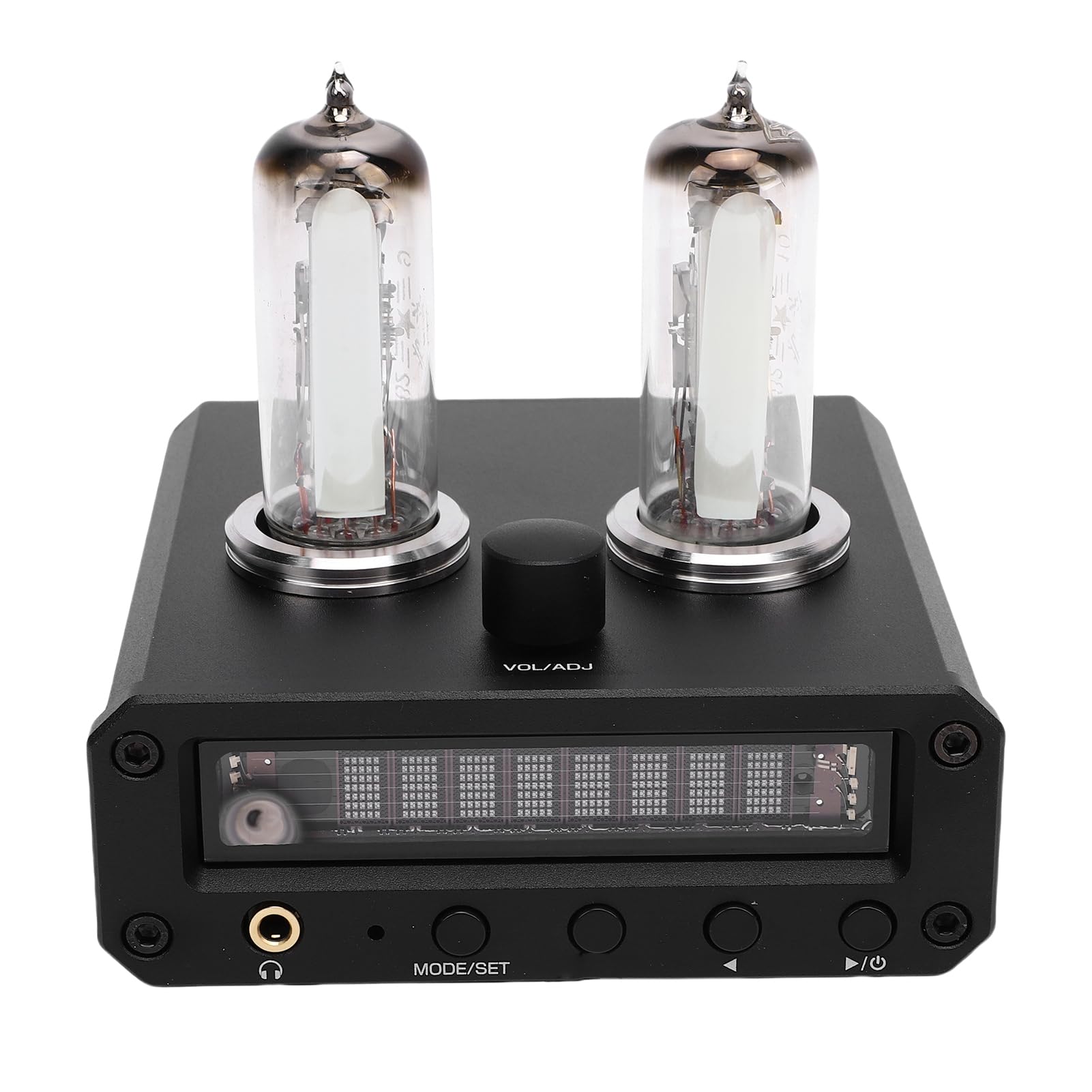 Alomejor Röhren-Kopfhörerverstärker 2x6E2 VFD-Display UKW-Radio