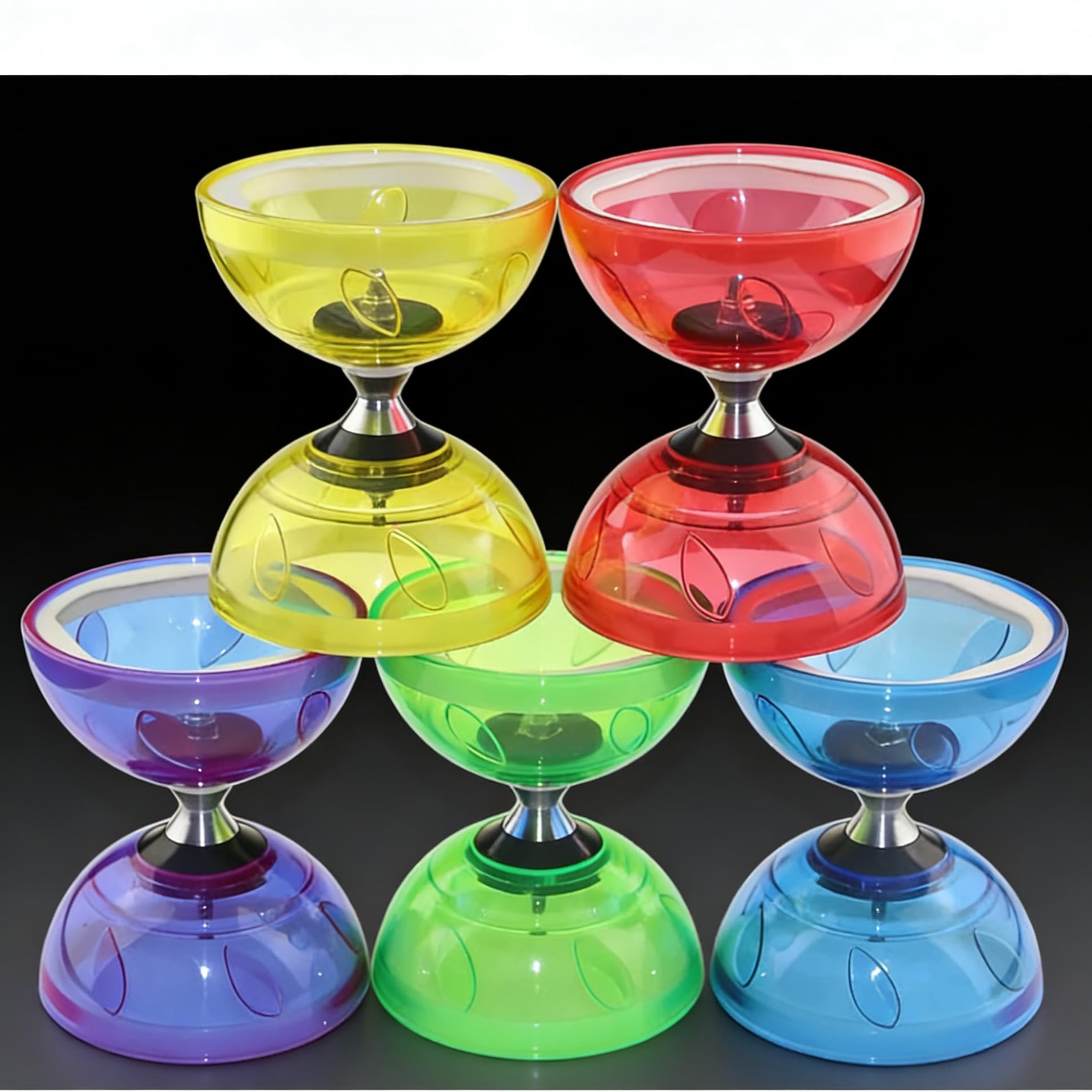 Amazon.com: 5 Inches Triple Bearing Diabolo Made by Soft Silicone