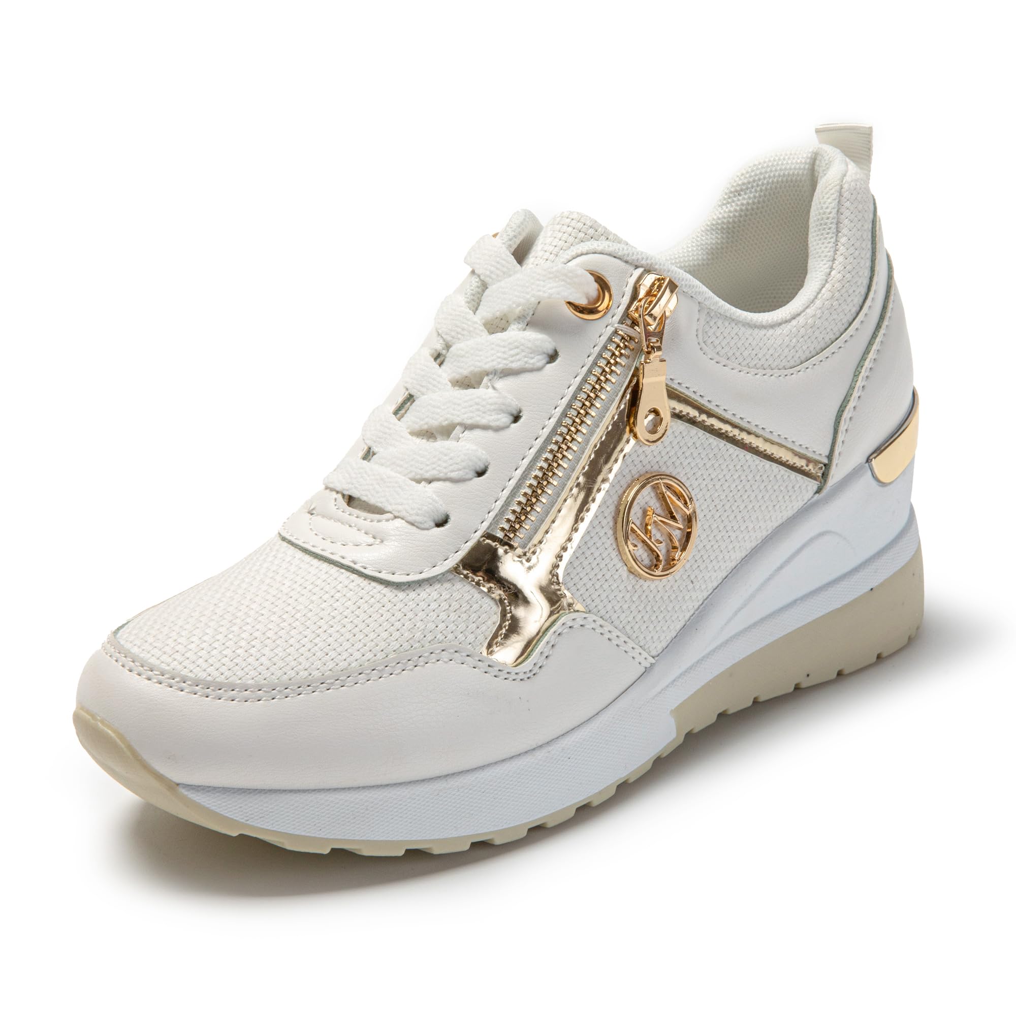 JOMIX Sneakers Donna Casual Scarpe Eleganti Sportive Tacco Zeppa Comode da Camminata