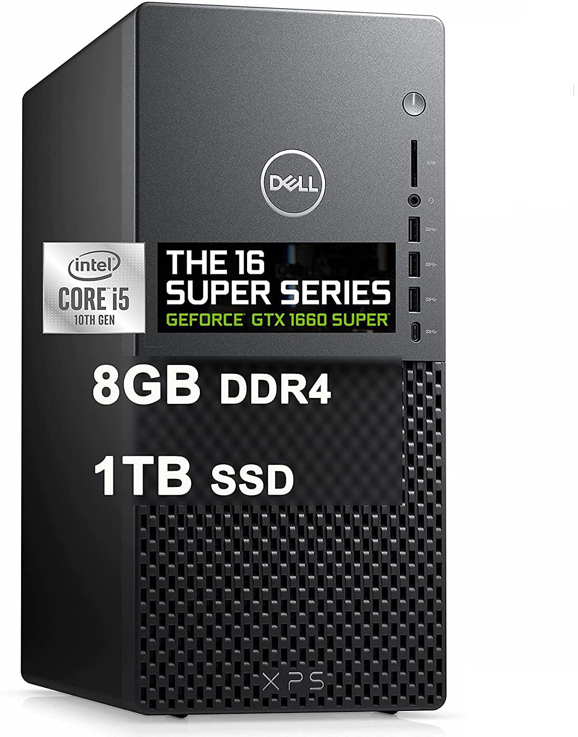 Dell Premium XPS 8940 Gaming Desktop Computer I 10th Gen Intel 6-Core i5-10400 Processor (Beats i7-8