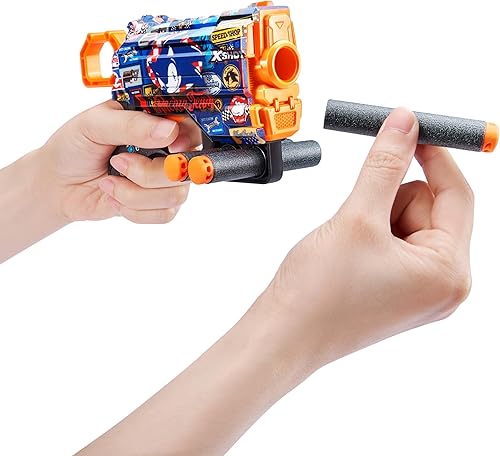 Miniatura 6 de X-Shot-Skins-Series 1-2PK Amenaza (16 dardos) Equipo de carrera sónico