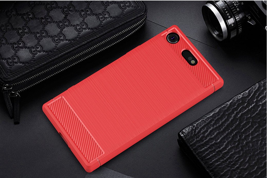 Custodia In TPU Per Sony Xperia XZ1 Compact - Cover Morbida Antiurto Sottile E Trasparente - Antigraffio