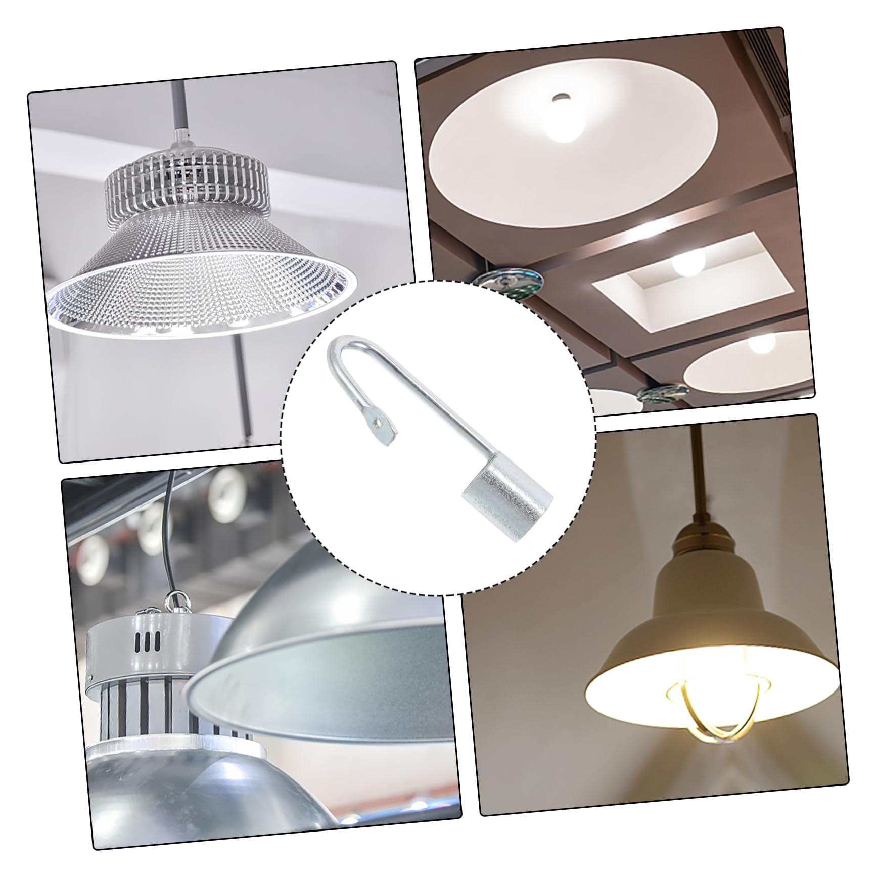 Amazon.co.jp: JECOMPRIS 針 天井フック頑丈 ぶら下げランプフック