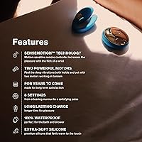 Vista 4 de LELO TIANI Duo - Vibrador para parejas para hombres y mujeres con 2 potentes motores y 8 ajustes de vibración, juguetes sexuales para adultos Negro