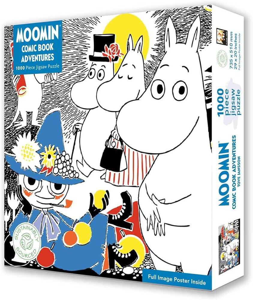 Amazon.com: Adult Sustainable Jigsaw Puzzle: Moomin: Comic Strip