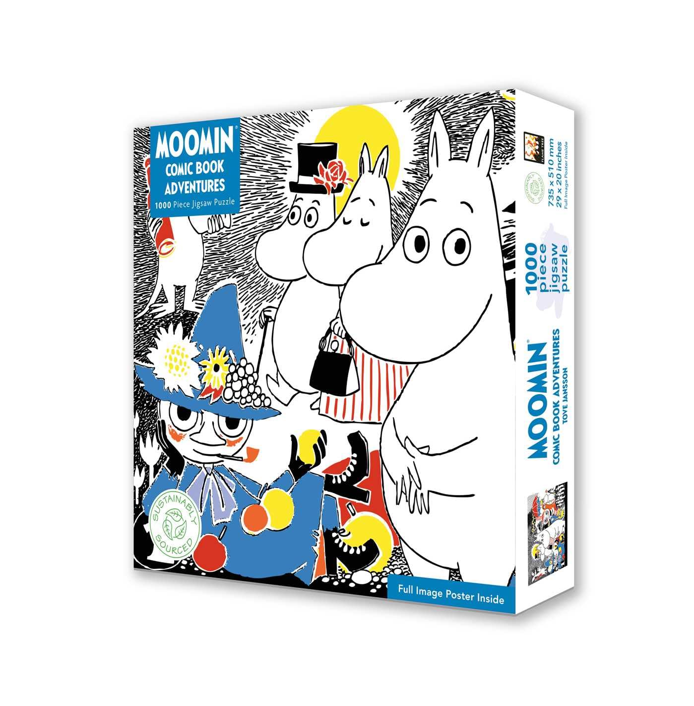 Amazon.com: Adult Sustainable Jigsaw Puzzle: Moomin: Comic Strip