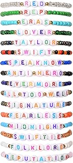 Taylor Friendship Bracelet Beaded Eras Tour Bracelets Outfits Taylor Eras Tour Outfits Accessories 1989 Lover Era Taylor Concert Outfits Jewelry