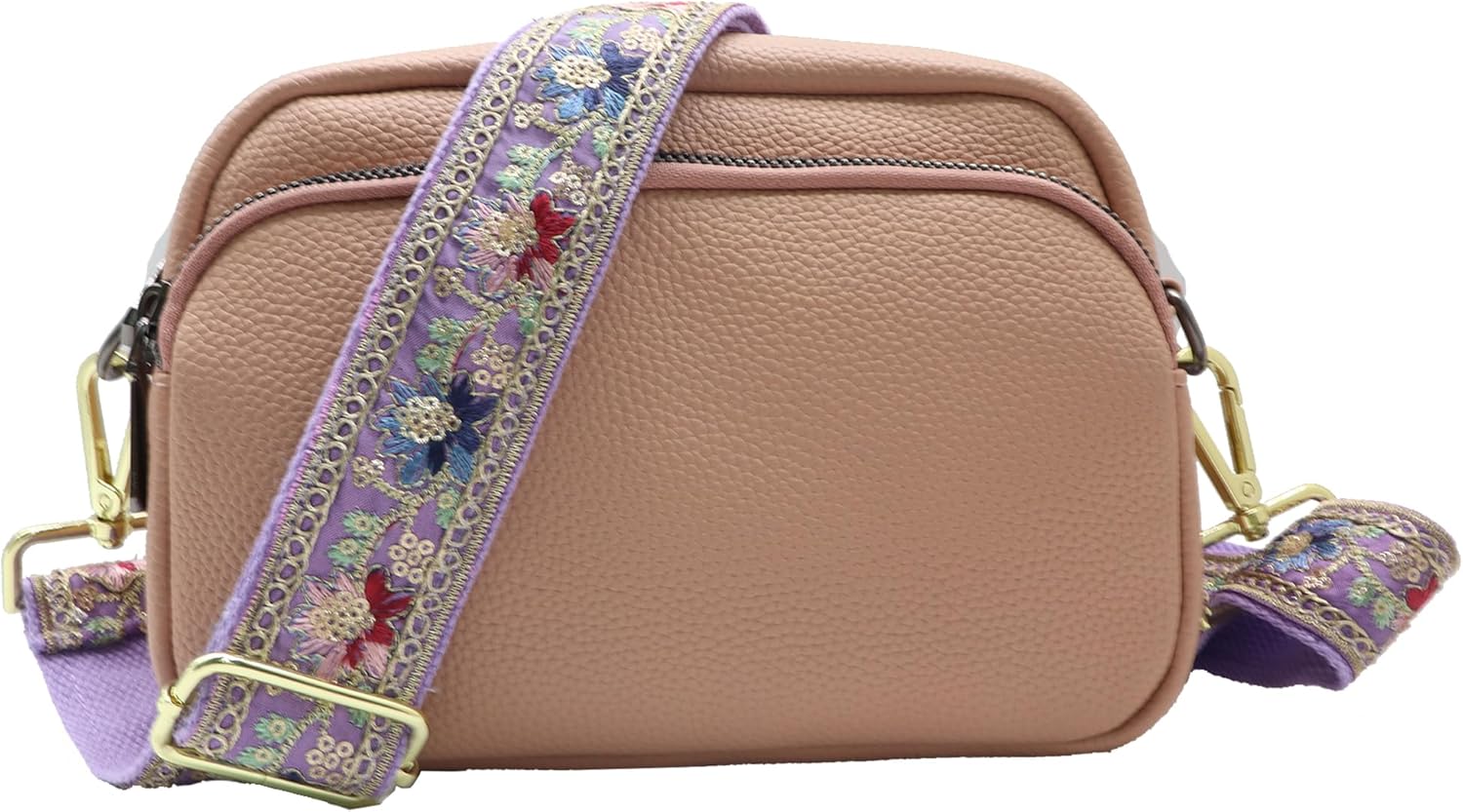 Crossbody Straps for Purses Wide Shoulder Strap Adjustable Replacement,Retro Jacquard Embroidery for Shoulder Bags - Image 3