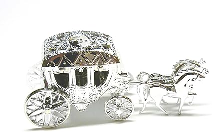 Decoration Pour Gateau Occasion Anniversaire De Mariage Anniversaire Chevaux Et Carrosse Argent Amazon Fr Cuisine Et Maison