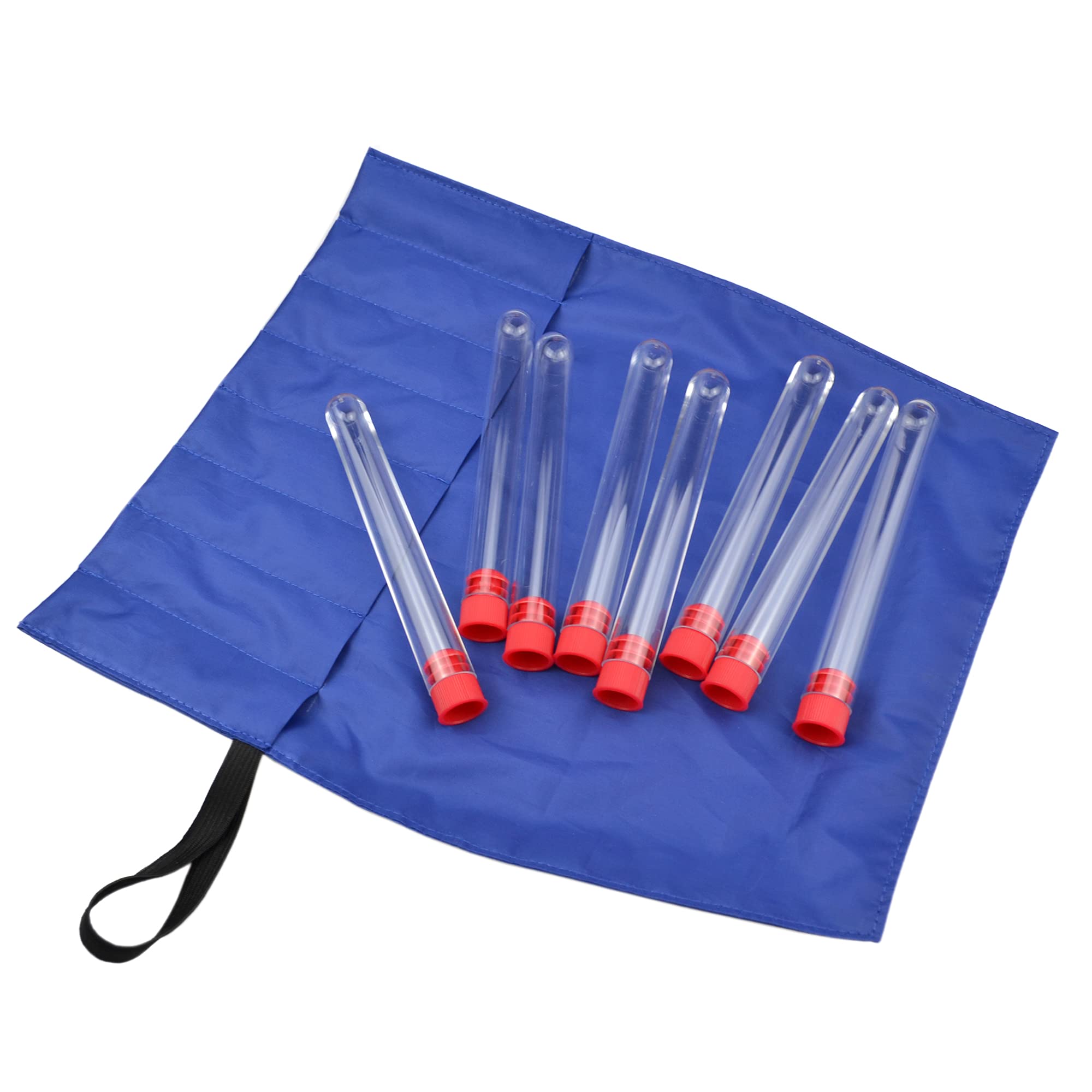 welsoon Travel Spice Kit with Case 8 Empty Tubes for Outdoors Camping Hiking Travel Ultralight Roll Spice Organizer