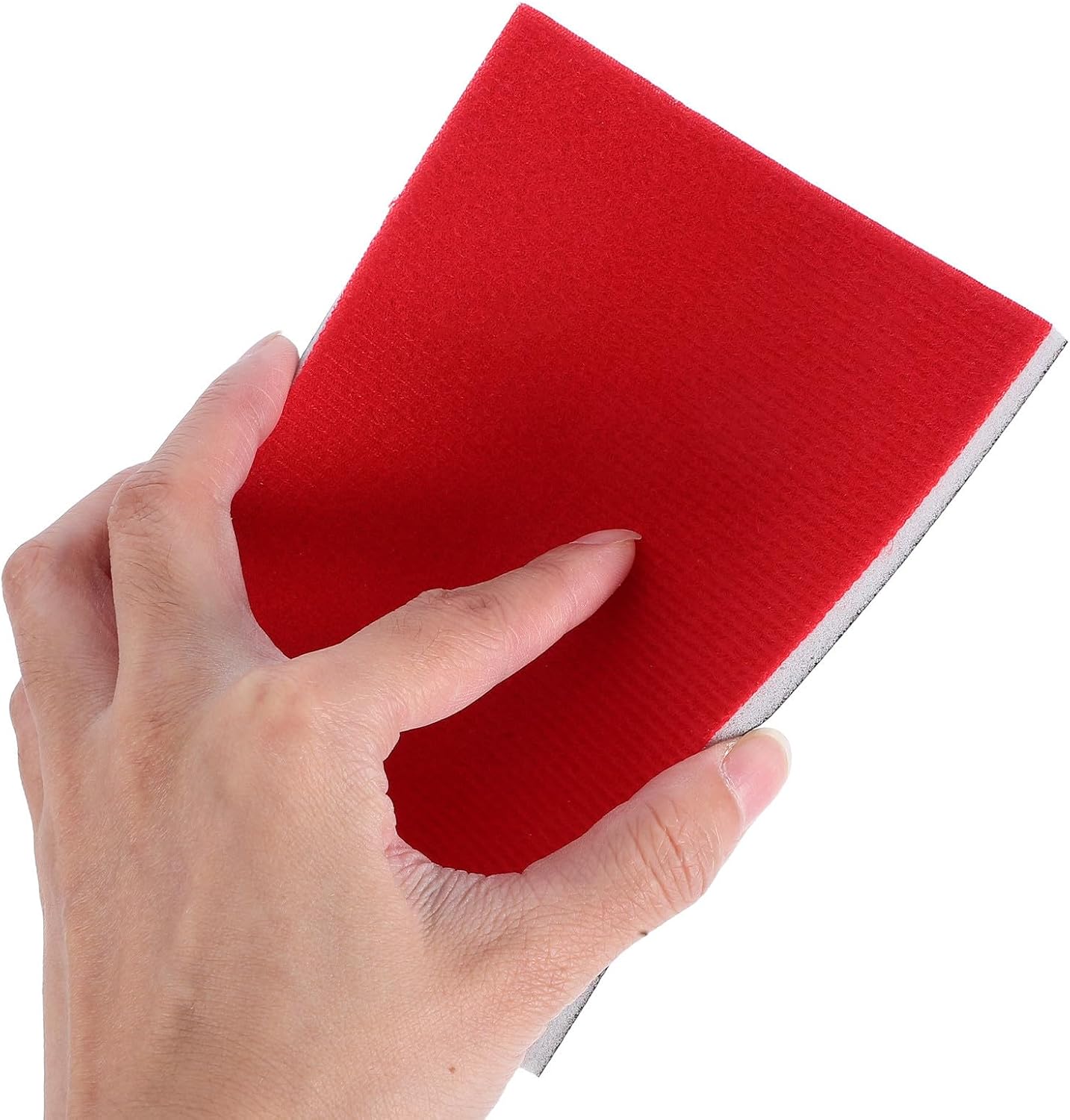 10pcs Grit Sandpaper Sponge for Detailed Polishing | Aluminium Oxide Reusable Manual Sanding Sheet Sponge and Flannel Build
