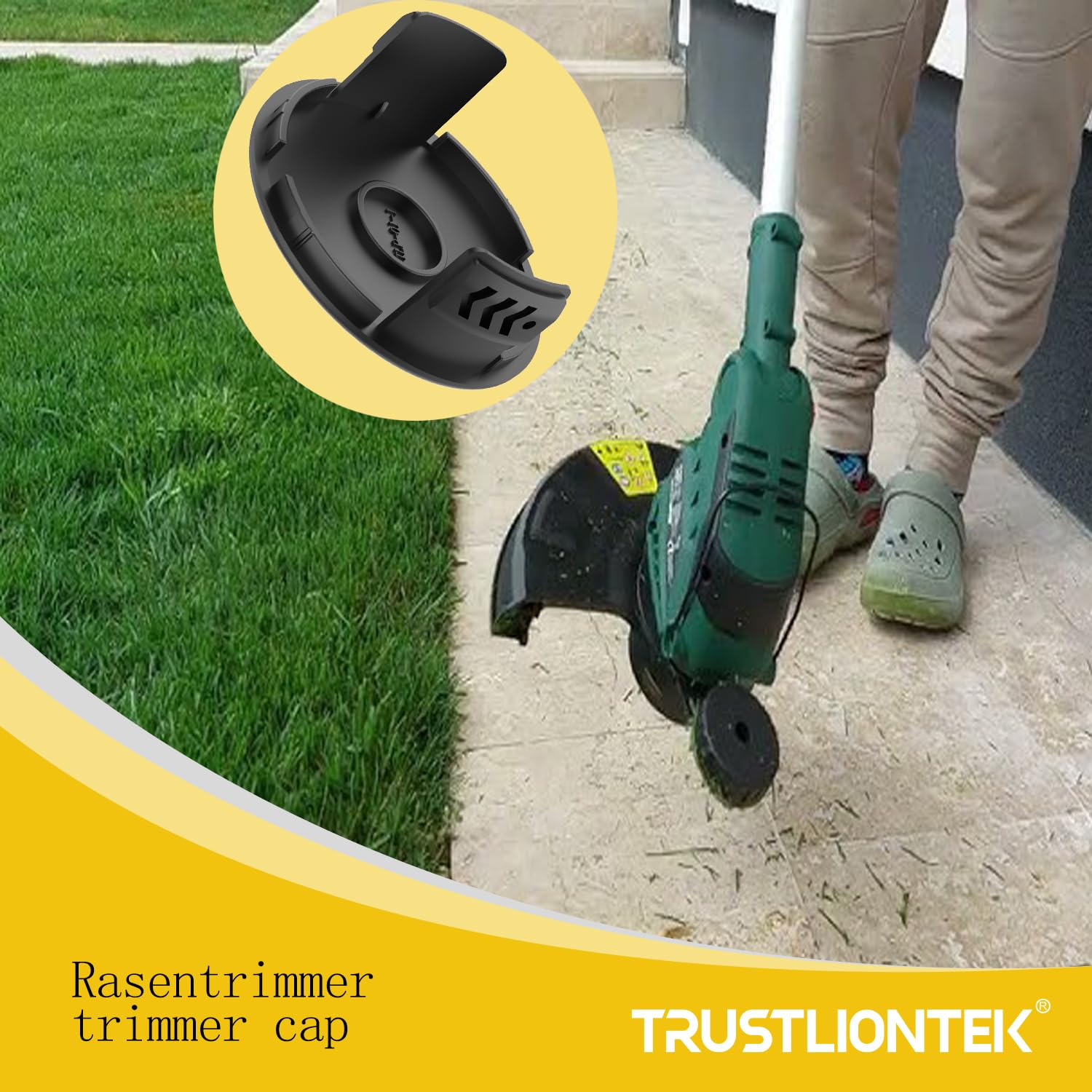 Bobine Ricambio Multifunzione Walter Kit Di Ricambio Bobine Per Tagliaerba Walter - 5 Cassette Bobina Con Coperchio, Garanzia 3 Anni Cassette Bobina Walter - Foto 2